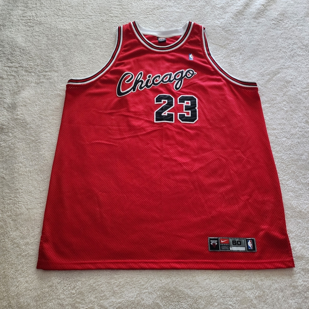 Y2K Nike Chicago Bulls Michael Jordan Jersey, Men's Size 4XL, EUC - Red/Black